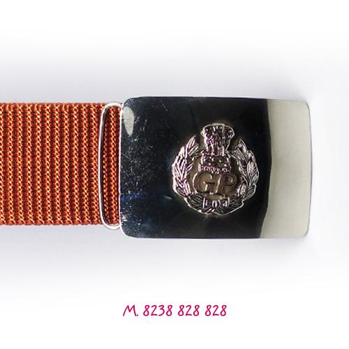 Nylon Belt For Gujarat Police (Tan)