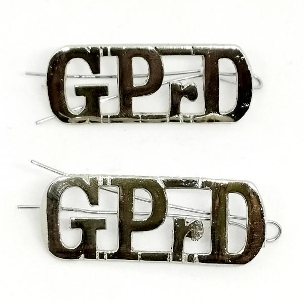 GPRD Shoulder Badge Steel