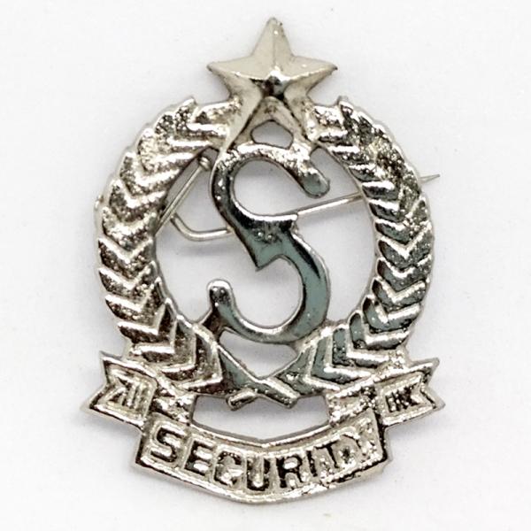 Security Cap Badge Steel